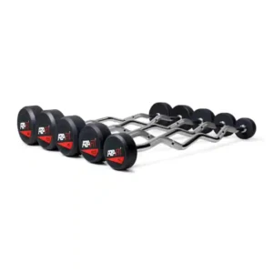 AZAFIT® | Fixed Weight Z-Barbells (set 25-45kg) –  Rubber-Coated - Image 1
