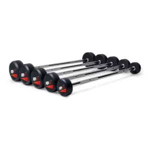 AZAFIT® | Fixed Weight Barbells (set 25-45kg) –  Rubber-Coated - Image 1